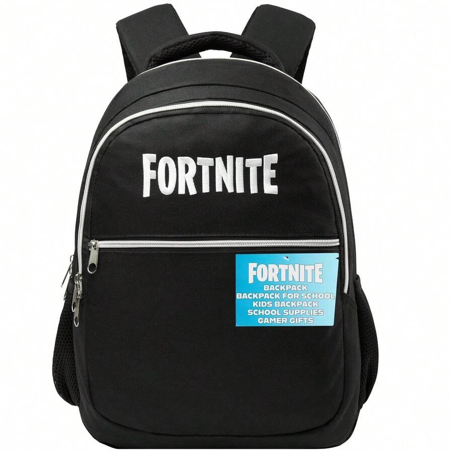 Fortnite Backpack Gaming Rucksack School Bag Camo Daypack Travel Days Out PE Sports Gamer Gift - A - View 1