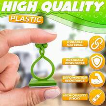 常春藤夹 - 绿色植物藤蔓壁挂支架，自粘式，无需钉子即可管理电线、电缆和数据线