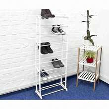 KLACK Calzolaio da 30 paia - Organizza e proteggi le tue scarpe - Risparmia spazio e trova facilmente le tue calzature preferite. Ordine e stile nella tua casa! Consegna in 24/48 ore GRATUITA! - Bianco - Visualizzare 4