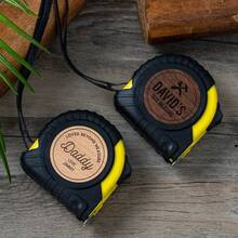 Loved Beyond Measure Engraved Personalized Tape Measure Tool, No One Measures Up To You, Fathers Day Gift For Dad Grandpa - Beech - View 6