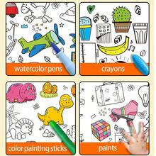 高品质超长涂鸦绘画卷轴、着色纸、绘画纸卷轴、绘画画布、素描本（90厘米 X 30厘米/35.43英寸 X 11.81英寸）