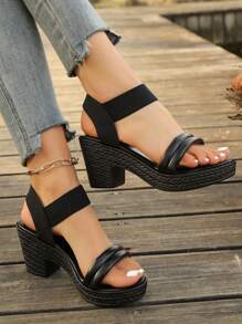 New Summer High Heel Strappy Open Toe Sandals