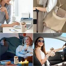 智能温度显示 316 不锈钢真空隔热咖啡杯，不含 BPA 旅行杯，热饮/冷饮，450 毫升/15.22 盎司，防漏，适用于办公室/健身房/汽车/户外使用，雕刻圣诞情侣礼物，12 小时保温，防滑底座，军用级耐用性，可重复使用的玻璃杯，公司徽标品牌，露营远足配件，情人节礼物