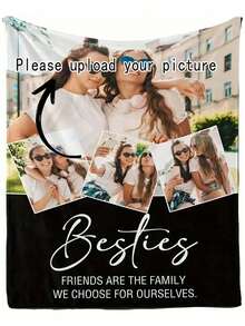 1 chiếc chăn vải nỉ cá nhân hóa, chăn trang trí hình ảnh và văn bản tùy chỉnh cho ghế sofa, phòng khách, phòng ngủ, siêu dày và mềm, bốn mùa, món quà tuyệt vời cho gia đình và bạn bè - Nhiều màu - Xem 11