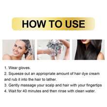 10瓶/套 天然草本染发洗发水，5分钟快速变色，温和不刺激，修复白发，适合所有发质，男女通用 - 綠色 - 查看 7