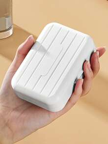 1pc/2pcs Pill Case, Portable Sealed Medicine Box, Mini Portable Pills Organizer Case, Waterproof And Moisture-Proof Travel Medicine Storage Box Small Pill Box With Separate Layers, Pocket Pill Box, Dispenser For Purse Vitamin Fish Oil Compartments Container Medicine Box, Medicine Organizer, Suitable For Outdoor Camping, Hiking, Fishing, Moisture-Proof, Mountaineering, And Travel - Multicolor - View 5