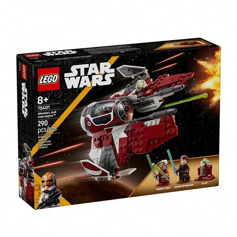 LEGO Bricks 75401 Ahsoka's Jedi Interceptor Build-Up - 75401 - View 1