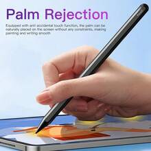 Black Stylus Pen Compatible With Ipad Pencil With Magnetic Wireless Charging, With Palm Rejection, Tilt Sensitivity, Work For 2018-2024 IPad Air 3/4/5, IPad Mini 5/6/7, IPad 6/7/8/9/10, IPad Pro 11", IPad Pro 12.9" - 黑色 - 查看 4