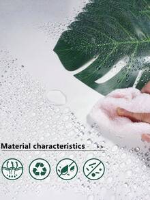 1 件藤花蝴蝶透明防水浴帘，带 12 个挂钩，夏季 PEVA 浴室/窗户/阳台窗帘，71*71 英寸或 71*79 英寸 - 彩色 - 查看 7