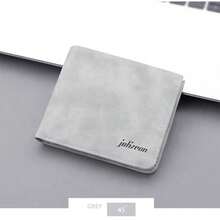 男士复古 PU 哑光真皮钱包，真皮短款钱包，钱包，钱包，高品质女士钱包 钱包 女士零钱包 Waller 男士零钱包 男士礼物 教师节礼物 小礼物 礼品创意 - 黑色 - 查看 9