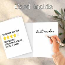 Leaving Card Goodbye Good Luck Card, Retirement New Job Card To Go With Sorry Your Leaving Gifts For Colleagues Women Or Men