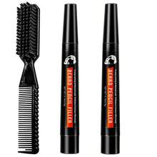 Goiple 27.5克/0.97盎司胡须填充纤维、胡须刷、2支0.14盎司/4克胡须填充笔、优化器和喷雾器，胡须护理套装，含天然毛发增厚纤维，适用于稀疏毛发和胡须。 - 黑色 - 查看 17