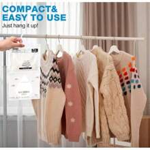 2/4/8/50pcs Hanging Wardrobe Moisture-Proof Bag, Dehumidifier Cabinet. Hanging Dehumidifier Cabinet With Water Collection Bag. Suitable For Wardrobes, Bookcases, Bedrooms, And Bathrooms