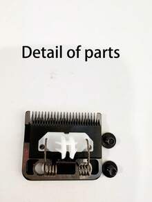 Kemei KM-2296 替换刀片 原装理发器刀头 适用于科美 2296 理发机刀 理发器部件 - 黑色 - 查看 7