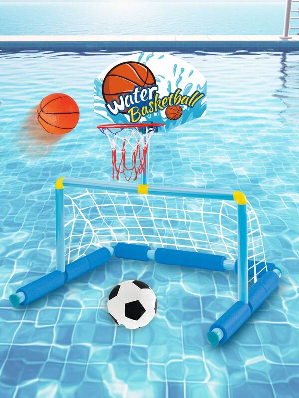 Water (Basketball/Football) Pool Competition Shooting Game, Parent-Child Interaction, Summer Water Play Toy