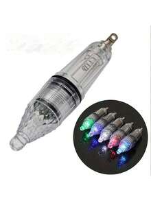 Manual Rotatable Color Changing Multifunctional Memory Lure Light, LED Fishing Light For Deep Sea Night Fishing, Underwater Lure Light, Battery Not Included - Multicolor - View 4