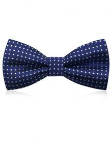 Adjustable Polka Dot Children Bow Tie, Boys Girls Flower Girl/Boy Wedding Party Accessories, British Style Infant Bowtie For 3-16 Years Old Kid Costume, Birthday Formal Wear