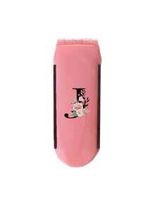 1件装二合一可折叠美发化妆镜 - 便携式梳妆镜，旅行必备，带化妆镜的可折叠梳子，方便携带，是旅行和外出的理想之选，双用途气垫刷，头皮按摩刷 - 粉色 - 查看 29