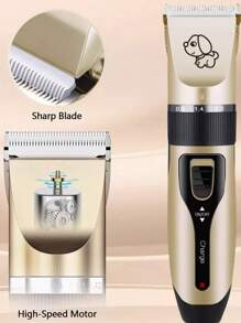 DeTODO Kit De Máquina Cortadora De Pelo Para Mascotas. Incluye 11 Piezas