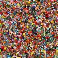 1,000pcs Mixed Glass Beads, Suitable For DIY Jewelry Making, Bracelets, Necklaces, Earrings, And Hair Accessories - DIY - View 6