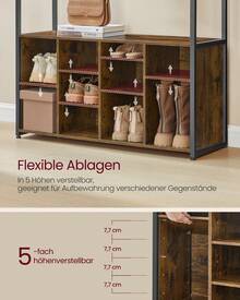 VASAGLE Coat Racks - Brown - View 7