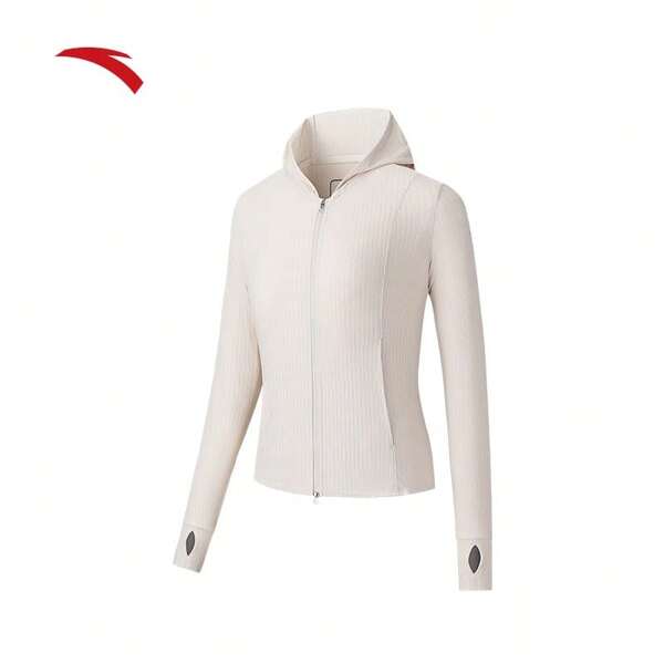 Anta 162527721 UPF 50+ 4th Generation Slim Fit Lightweight Ice Silk Sun Protective Jacket For Women, Summer