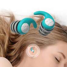 隔音降噪耳塞，硅胶防水游泳宿舍噪音过滤耳塞 - 均碼 - 查看 8