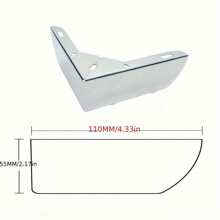 4Pcs Durable Heavy Load Bearing Furniture Legs Metal Cabinet Three-Pronged Feet Triangle Sofa Legs DIY Furniture Hardware Legs