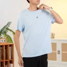 Nike Men's Tops Summer New JORDAN Sports Casual Basic Simple Small Logo Comfortable Breathable Round Neck Short-Sleeved T-Shirt FN5830-441