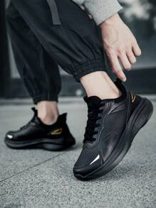 1 par de zapatos deportivos para hombres de primavera/otoño, zapatillas de correr con suela cómoda y suave, calzado casual para exteriores antideslizante y resistente al desgaste para viajes