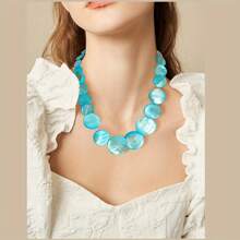 1 pieza Collar de concha elegante, sexy y de moda estilo bohemio para mujer