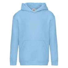Fruit of the Loom Childrens/Kids Premium Hoodie (Sky Blue) - 藍色 - 查看 1
