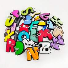 26pcs Funny Letter Shoe Charms Set. DIY Shoe Decorations, Hole Shoes Decor Accessories, Cute Shoe Clips, Animal Shoe Decorations, Letter Shoe Decorations, English Shoe Decorations, Funny Shoe Decorations, Shoe Flowers, Shoe Buttons, Shoe Decor Buttons, DIY, Decorations, Children's Gift, Mother's Gift, Small Gift, Pet - Funny Letters - View 11
