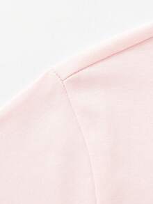 Balabala 女童速干卡通T恤，柔软时尚夏季服装 - 白紅色 - 查看 6