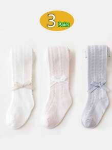 3 perechi de dresuri transpirabili pentru fete, colanți drăguți pentru copii mici, ciorapi plasă anti-țânțari, vară