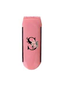 1件装二合一可折叠美发化妆镜 - 便携式梳妆镜，旅行必备，带化妆镜的可折叠梳子，方便携带，是旅行和外出的理想之选，双用途气垫刷，头皮按摩刷 - 粉色 - 查看 31