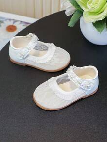 2025 New Princess Flat Shoes, Princess Mesh Lace Sandals - White - View 7