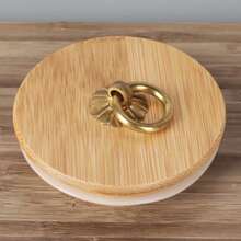 2-Pack Glass Kitchen Canisters (24 Oz) – Airtight Tea/Coffee/Sugar Storage Jars With Metal Handles – Pantry Organizers For Beans, Nuts, Spices – Clear Conical + Oval Jars (700ml Capacity) - Transparent - View 5