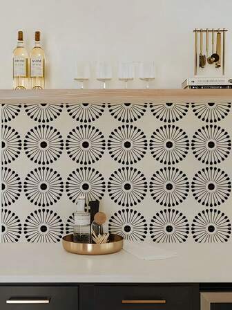 Set de 10 piezas de 20 x 20 cm que cubren aproximadamente 0.4 m² de adhesivo de transferencia de vinilo esmerilado autoadhesivo para decorar cocina, baño y hogar