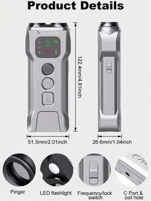 狗狗防吠器 - 专业训犬工具，配备 3 个超长射程发射器 - 狗狗防吠装置 - 室内外适用 - 电击止吠项圈替代品 - 彩色 - 查看 8