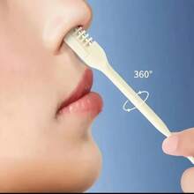 Set de 3 recortadores de vello nasal, recortador manual portátil de doble cabezal giratorio a 360° para un recorte preciso y multifuncional