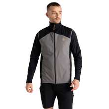 Mens Latitudinal III Gilet (Black/Granite Grey) - Coffee Brown - View 3