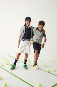 The Children's PLACE Boys Uniform Pique Polo 4-Pack Solid Blue And Solid White Multipack - MULTI CLR - View 5