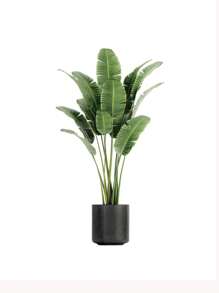 1pc/3pcs/5pcs Tropical Plant Pattern Creative Wall Stickers, Non-Adhesive Wall Decals For Bedroom, Living Room, Entryway, Home Decor, Suitable For Halloween, Christmas, New Year Holiday Decoration