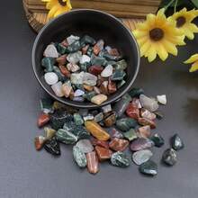 0,10 kg Chips de cristal natural de 7-9 mm, adecuado para regalos festivos, decoración del hogar, manualidades DIY, acuario, maceta y decoración artesanal