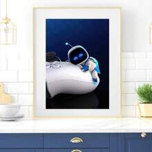 1pc Wall Arts Posters Frameless Modern Game Astro Bot Poster Home Room Decor Livingroom Bedroom Aesthetic Art Wall Painting Stickers