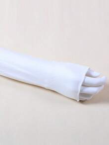 New Soft Skin-Friendly Elastic Modal Cotton Base Layer Arm Sleeves Women's Sun Protection Cooling Arm Covers 1 Pair - Multicolor - View 4
