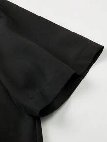 男士夏季短袖 Polo 衫，时尚休闲衬衫，手握破裂 8 号球图案，休闲印花，简约设计，适合日常穿着，纽扣式男士衬衫，街头图案衬衫，街头服饰