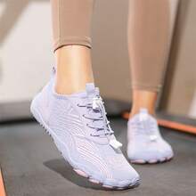 1 Pair 2025 Spring/Summer Outdoor Sport Aqua Shoes For Men & Women, Breathable Hiking Trekking Fishing Wading Water Shoes, Quick Drying Anti-Slip Odor Resistant Lightweight Couples Yoga Running Sneakers