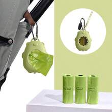 Storage Box+45pcs Disposable Diaper Bags+1pc Clip+1pc Anti-Drop Chain Bag Baby Stroler Portable Trash Bag Holder And Plastic Bag Dispenser 2025 Upgraded,Suitable For Outdoor Baby Strollers,Cars,Living Rooms,Parties - Multicolor - View 3